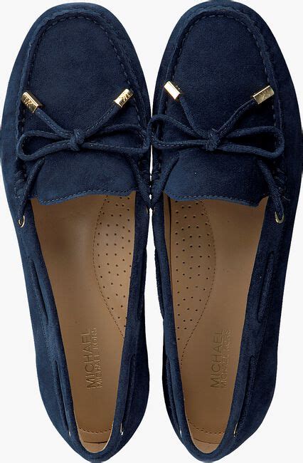 blauwe michael kors mocassins sutton moc|Sutton Leather Moccasin .